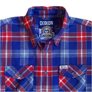 Dixxon The Red Green Show Flannel Shirt XL Plaid Possum Long Sleeve